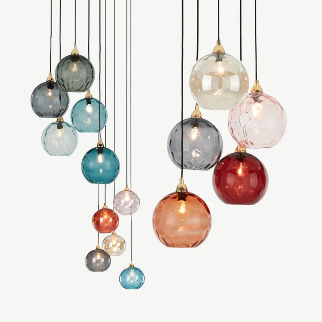 Modern Cluster Pendant Lamp with 3 Lights - Cascade | Skanto