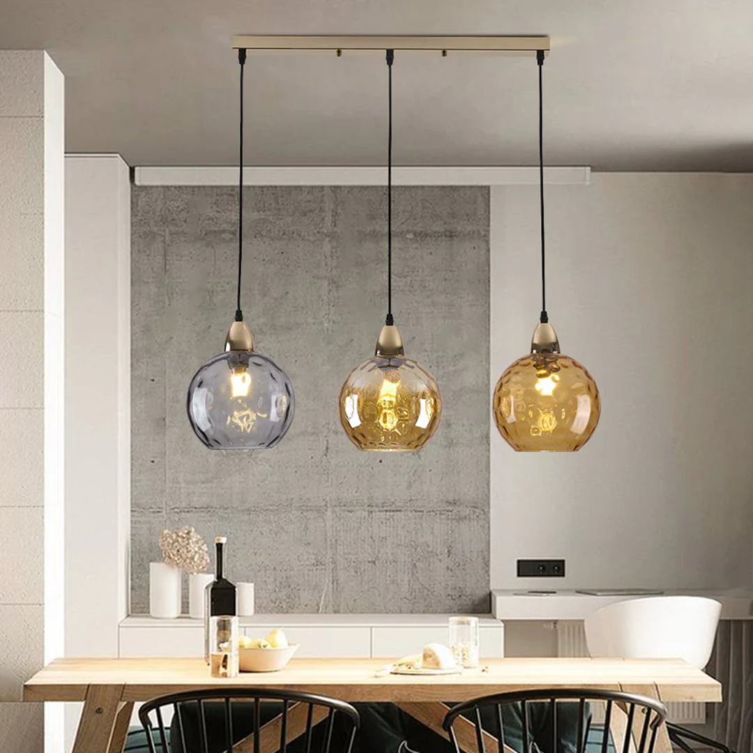 Modern Cluster Pendant Lamp with 3 Lights - Cascade | Skanto