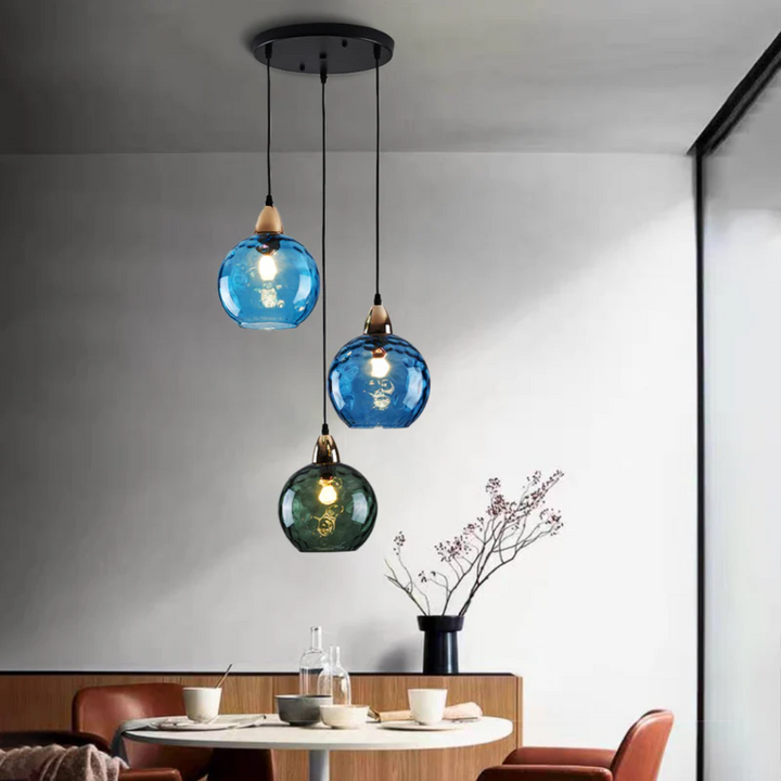 Modern Cluster Pendant Lamp with 3 Lights - Cascade | Skanto