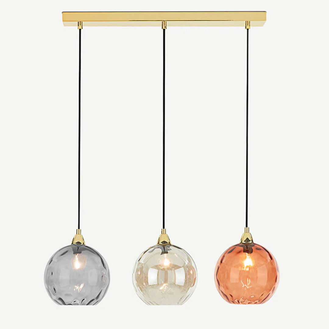 Modern Cluster Pendant Lamp with 3 Lights - Cascade | Skanto