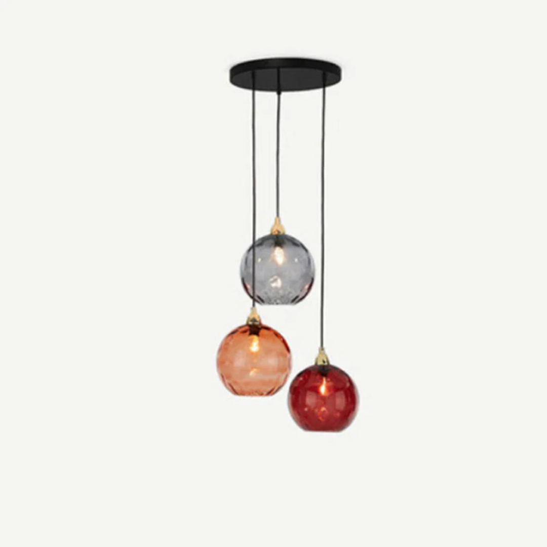 Modern Cluster Pendant Lamp with 3 Lights - Cascade | Skanto