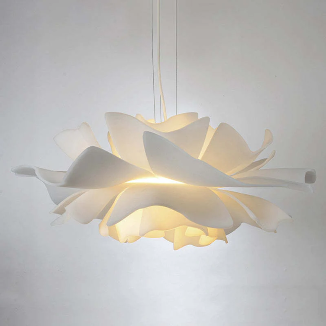 Skanto | Design Pendellampe Blomst Hvit Metall - Sophia