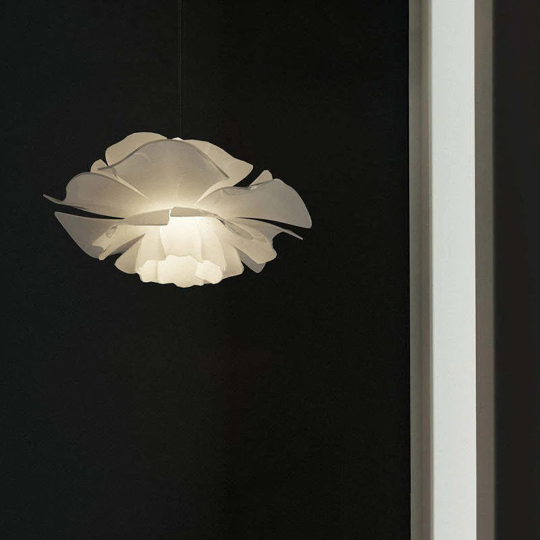 Skanto | Design Pendellampe Blomst Hvit Metall - Sophia