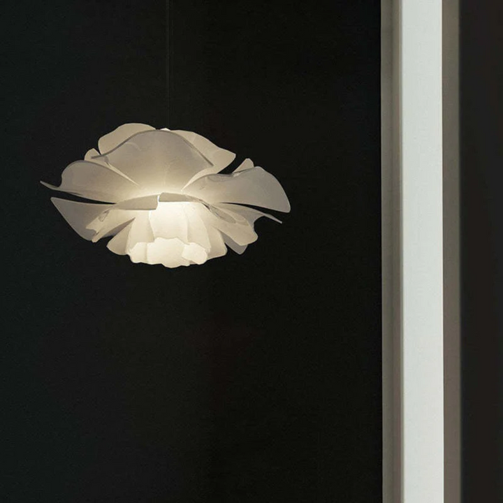 Skanto | Design Pendellampe Blomst Hvit Metall - Sophia