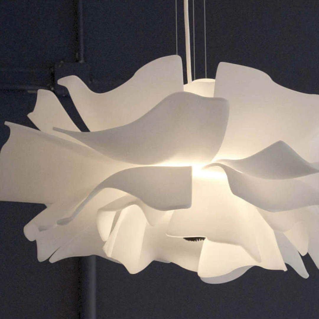 Skanto | Design Pendellampe Blomst Hvit Metall - Sophia