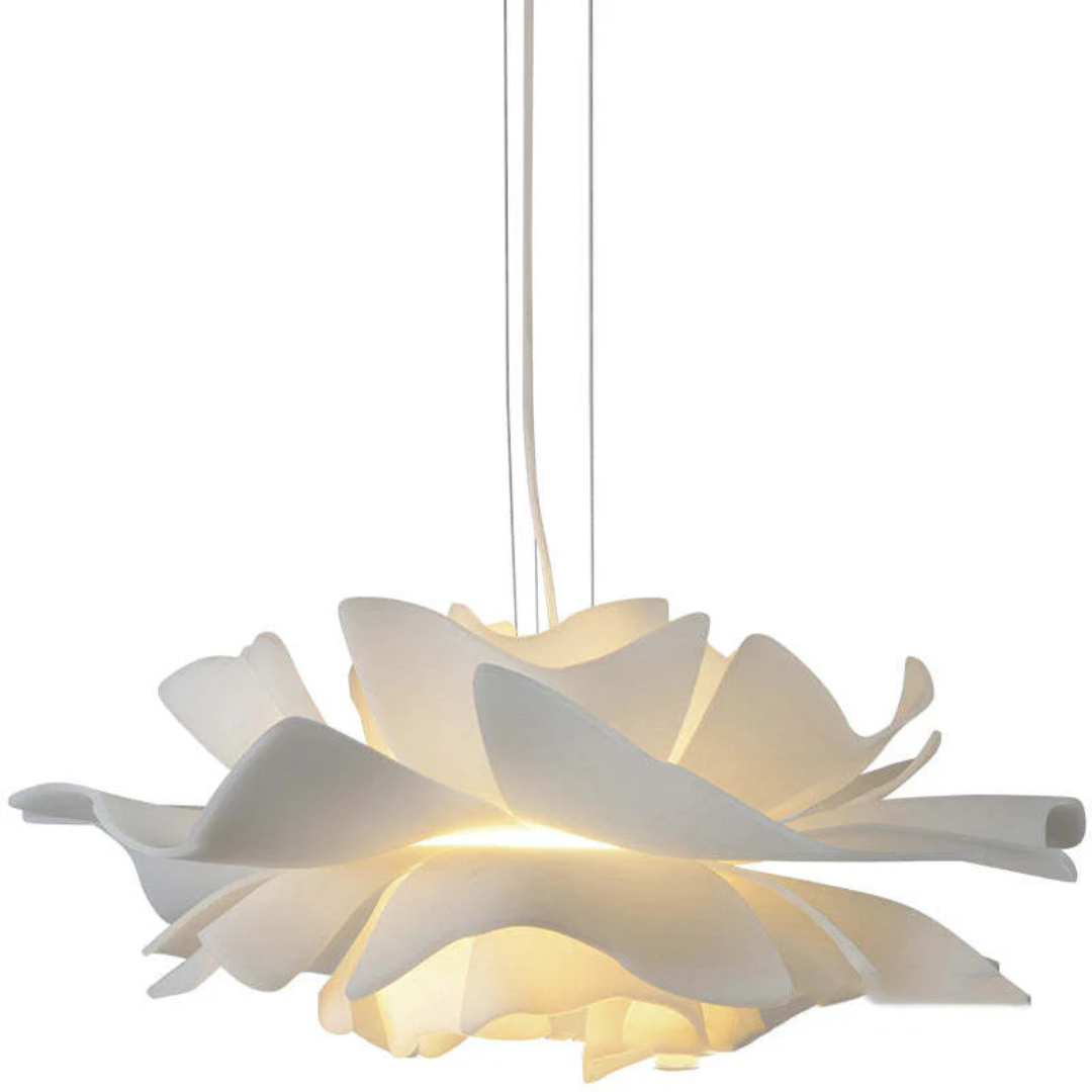 Skanto | Design Pendellampe Blomst Hvit Metall - Sophia