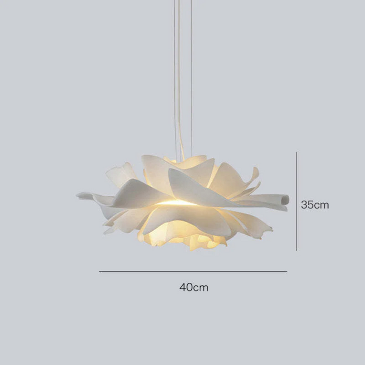 Skanto | Design Pendellampe Blomst Hvit Metall - Sophia