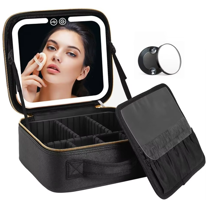 Luksus Makeup Organizer med Belyst Speil Skanto
