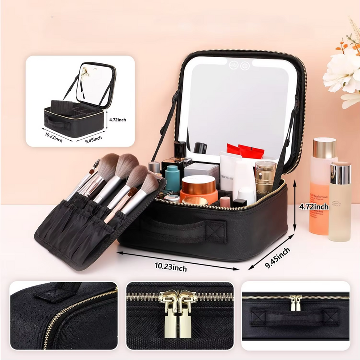 Luksus Makeup Organizer med Belyst Speil Skanto
