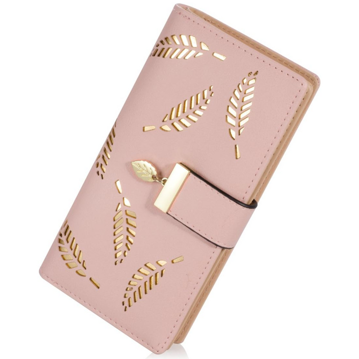 Stilig lærpung for kvinner Skanto