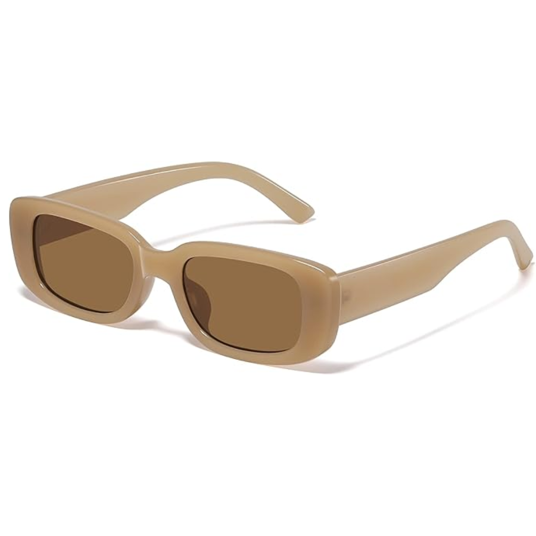 Retro Rectangular Y2K Sunglasses - Aria | Skanto