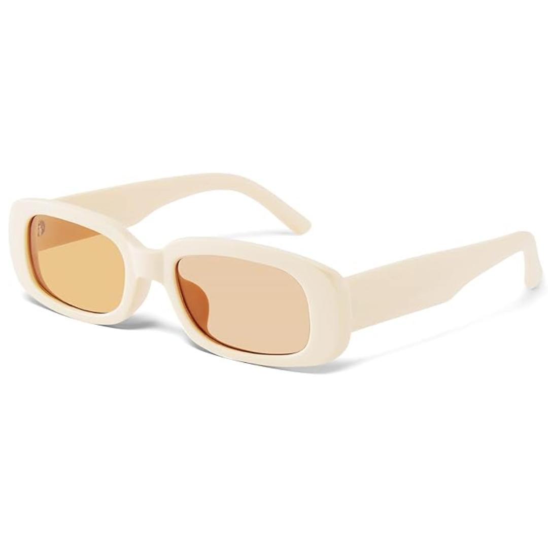 Retro Rectangular Y2K Sunglasses - Aria | Skanto