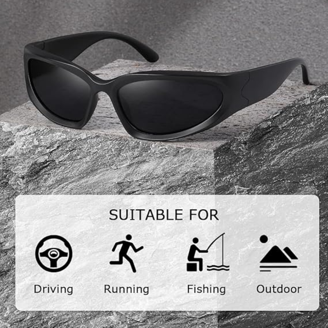 Polarized Sport Sunglasses - SwiftWrap | Skanto