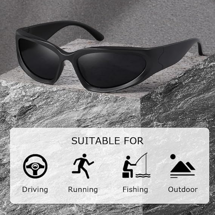 Polarized Sport Sunglasses - SwiftWrap | Skanto