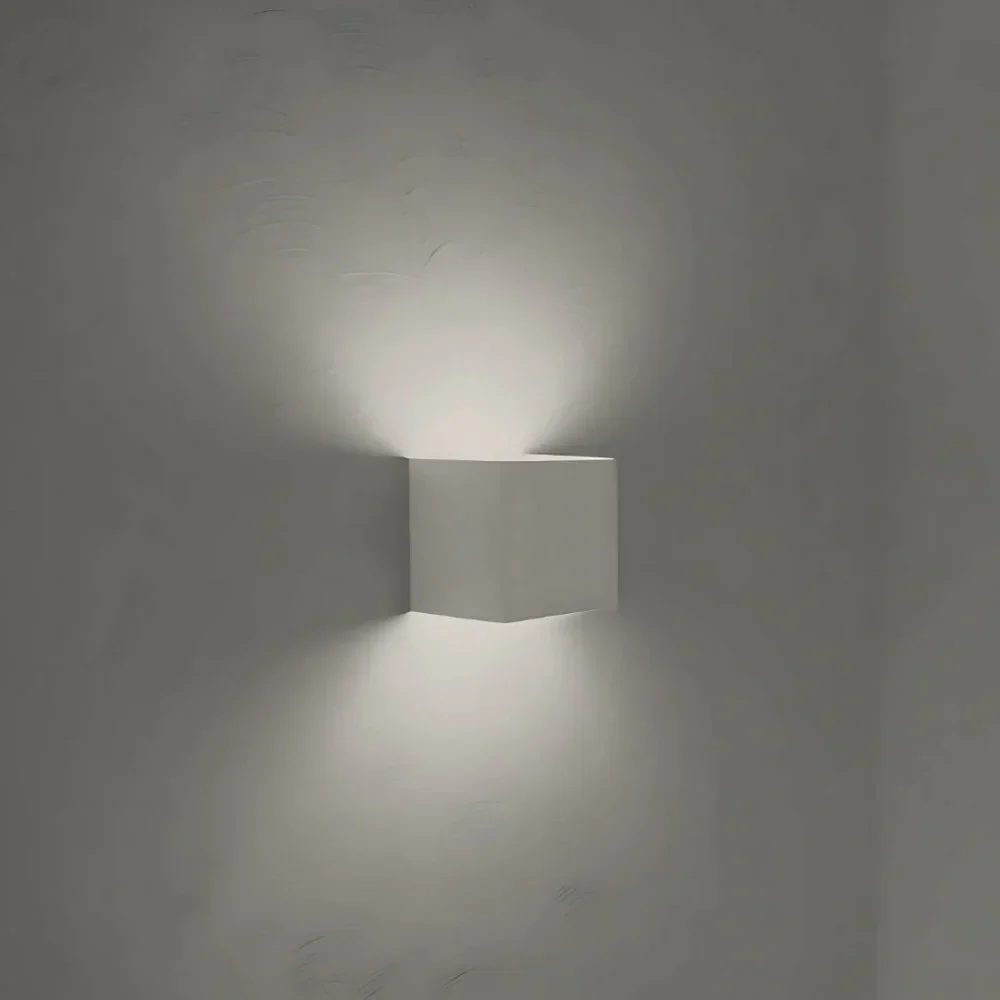Moderne Wandleuchte fra schwarzem aluminium