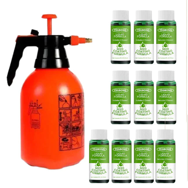 Grønn Gressvekst Spray | Spray din nye plen! | Skanto