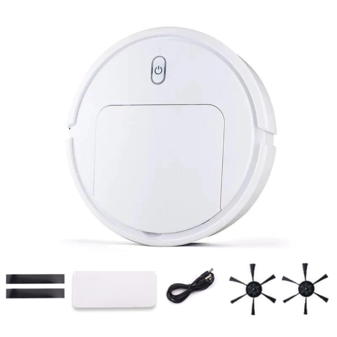 Skanto | Cleanoro S6 Robotstøvsuger | Kompakt & Intelligent | For dyrehår, Harde gulv & Tepper | 2t driftstid