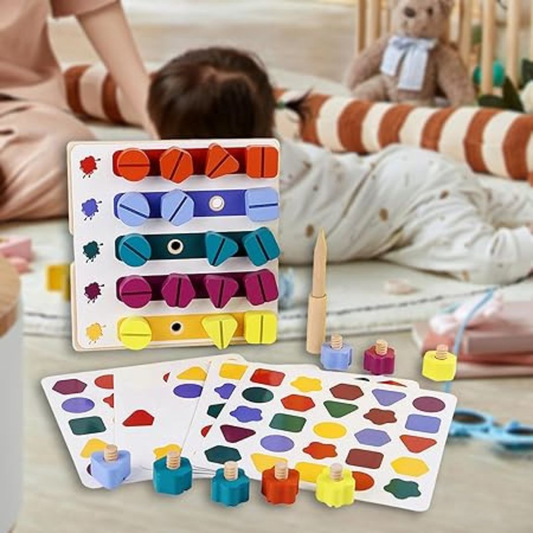 Norvo | Lekent forbedre finmotorikk - Tre puslespill med former og farger