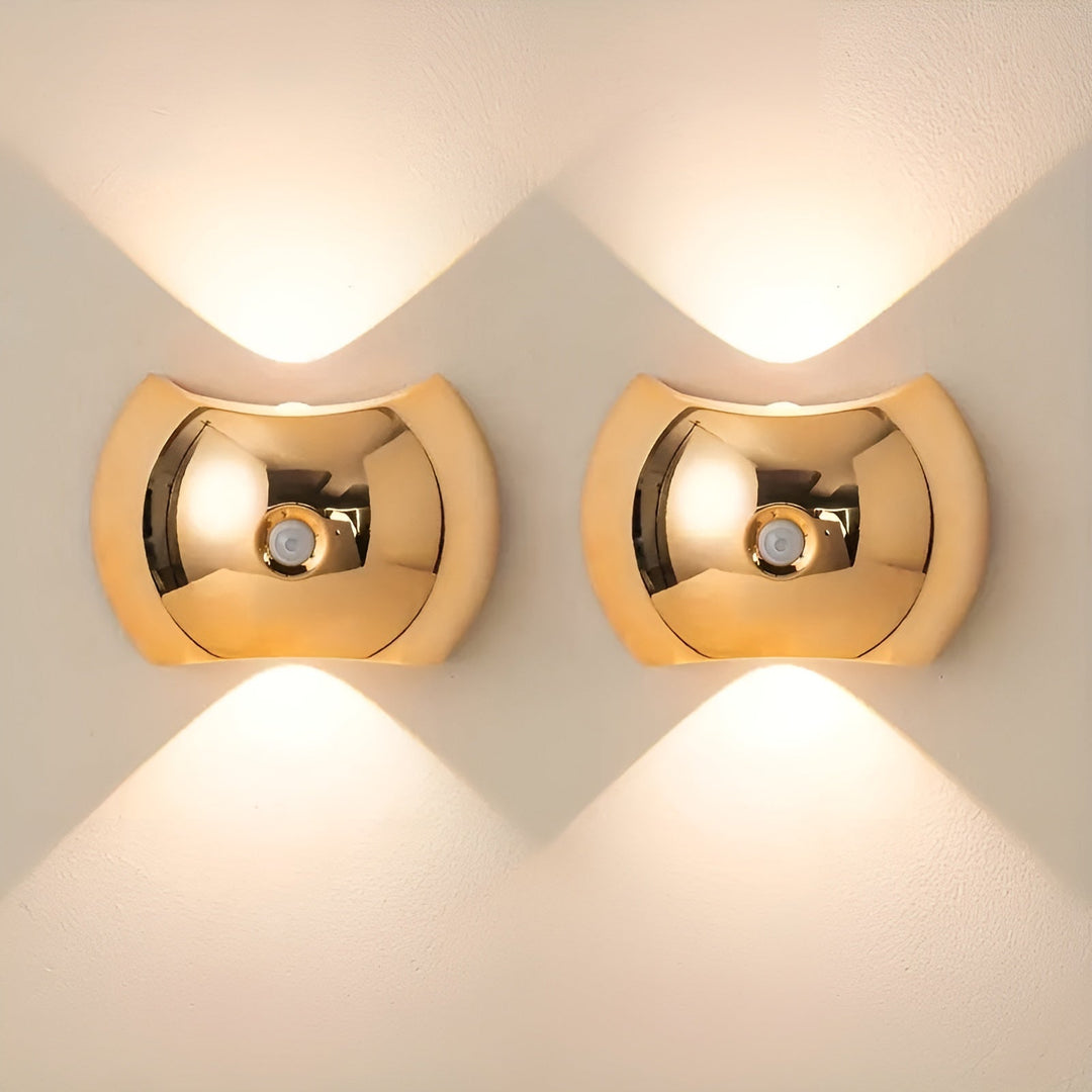 Vegglampe med bevegelsessensor – Dual LED lys Opp & Ned | Magnetisk & Bærbar | Skanto
