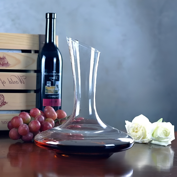 Krystall vin karaff – Håndlaget Elegant | 1500 ml Ideell for barer, leiligheter og kontorer | Skanto