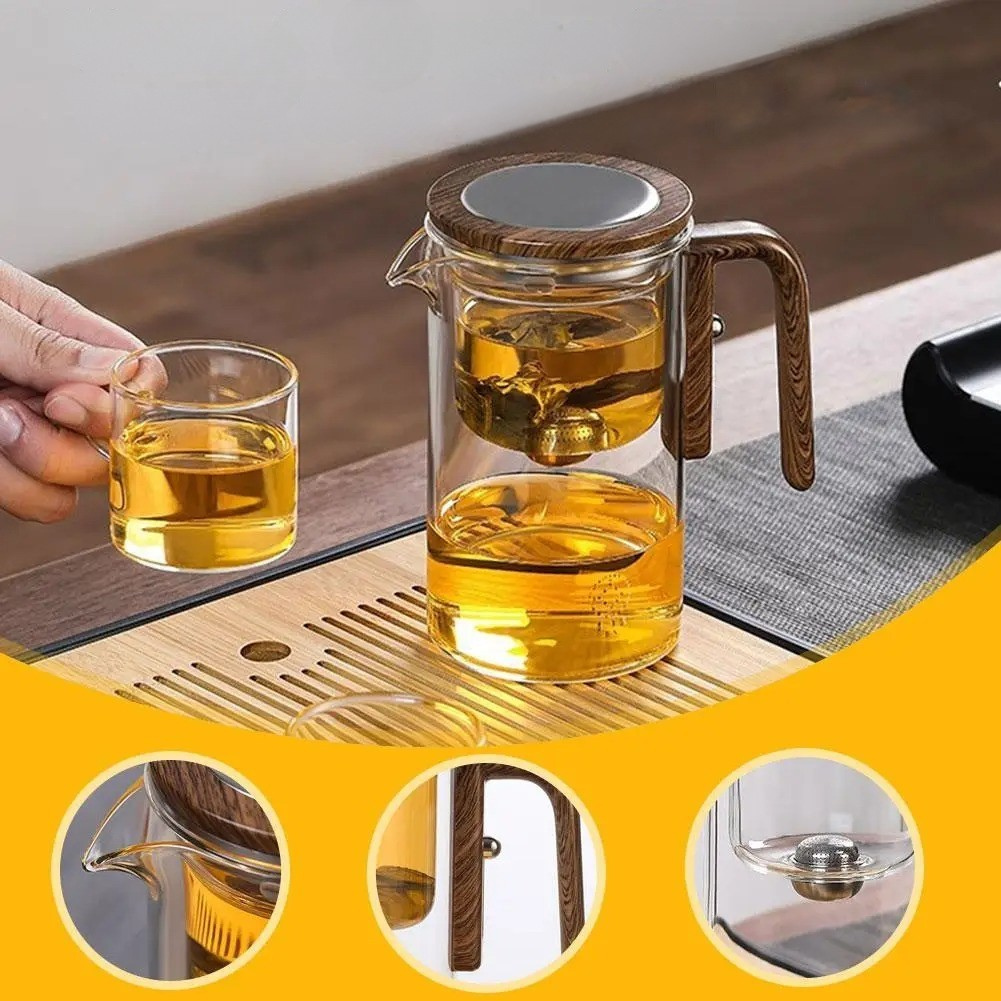 TranquilSip Tekanne – Glass-tekanne med magnetisk lukking