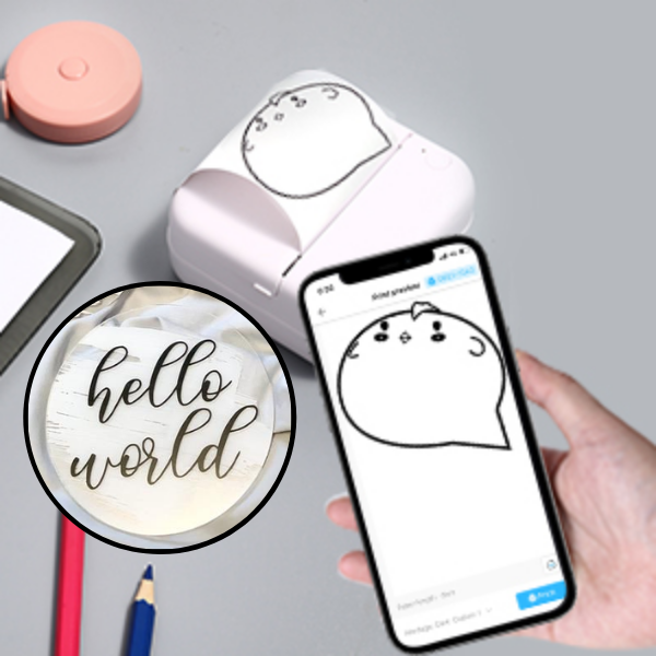 Praktisk Mini Pocket Printer | Skanto