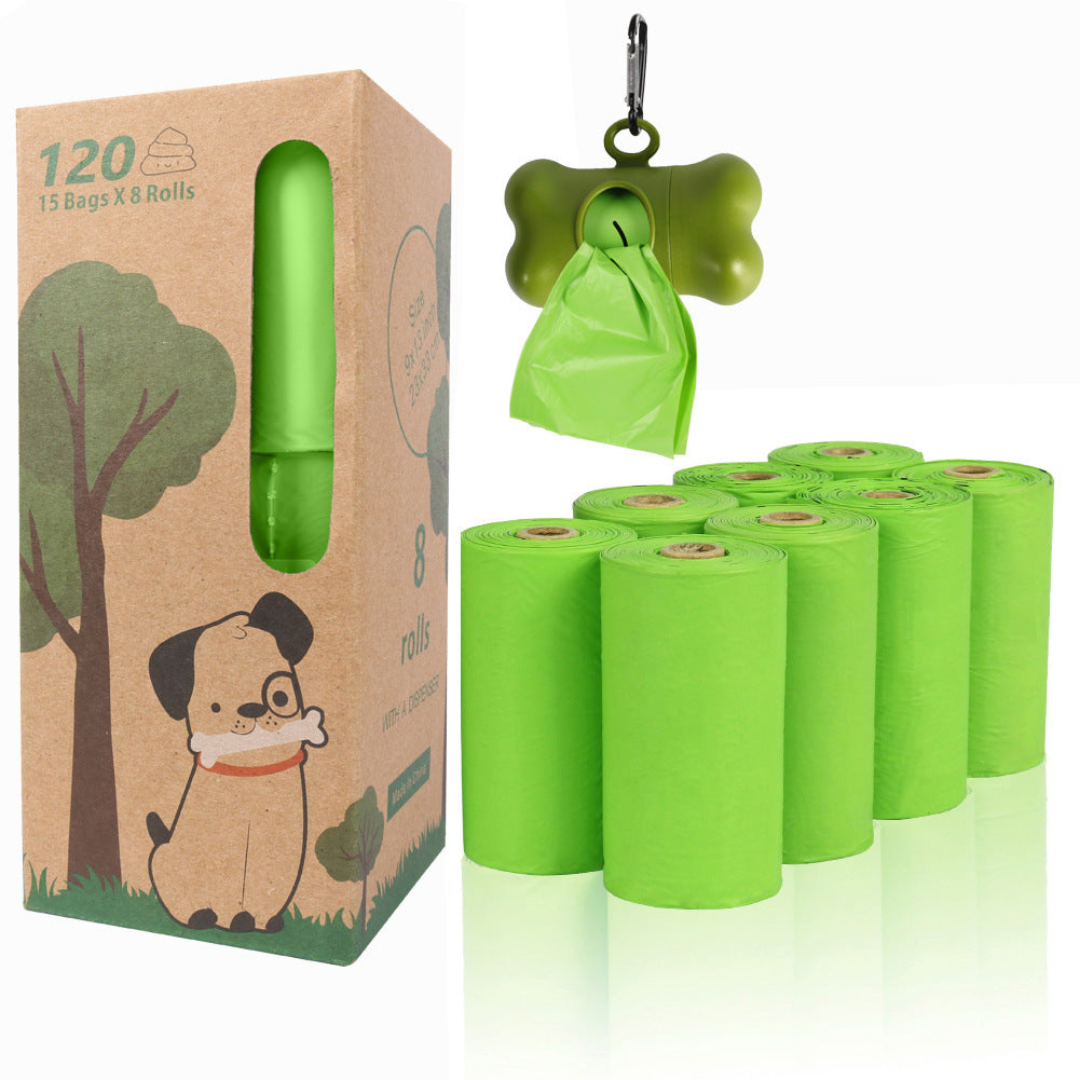 120 avføringposer med dispenser Skanto