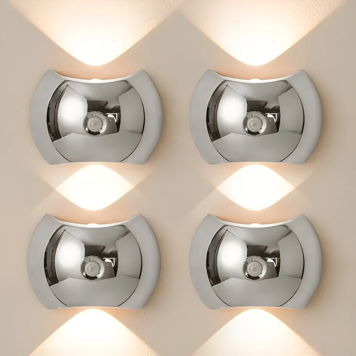 Vegglampe med bevegelsessensor – Dual LED lys Opp & Ned | Magnetisk & Bærbar | Skanto
