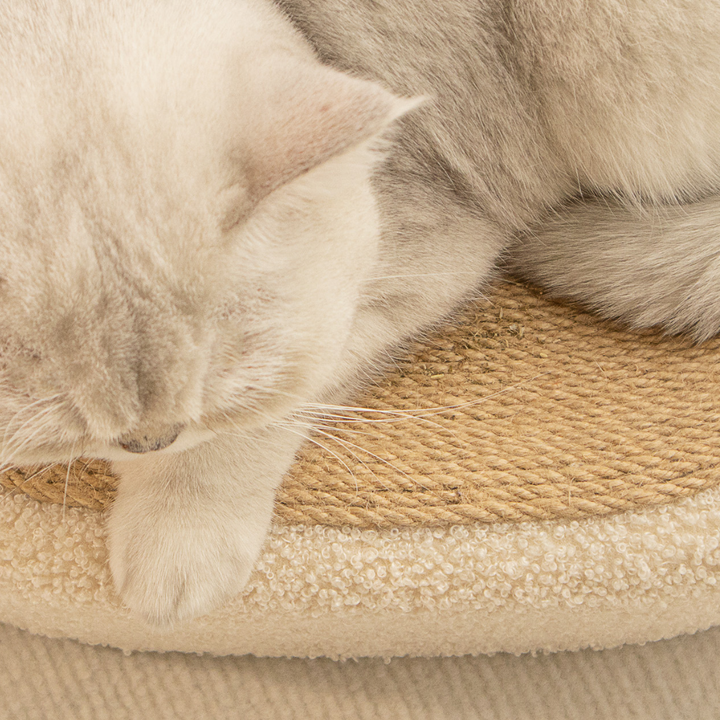 Premium kat sisal klore seng i beige Skanto