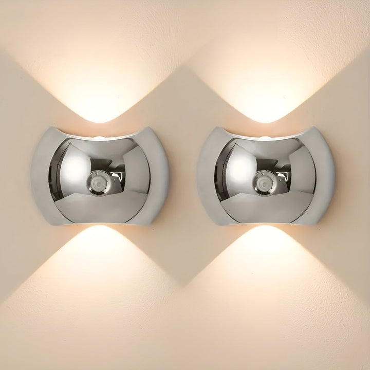 Vegglampe med bevegelsessensor – Dual LED lys Opp & Ned | Magnetisk & Bærbar | Skanto