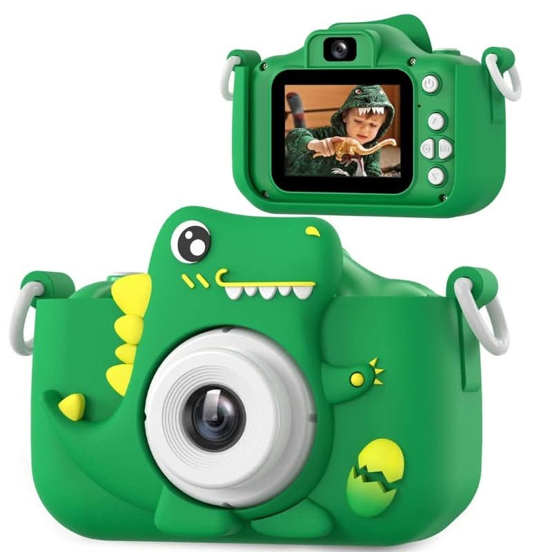 Skanto | PhotoDino – Barnekamera i dinosaurdesign med 1080p HD & selfie-funksjon