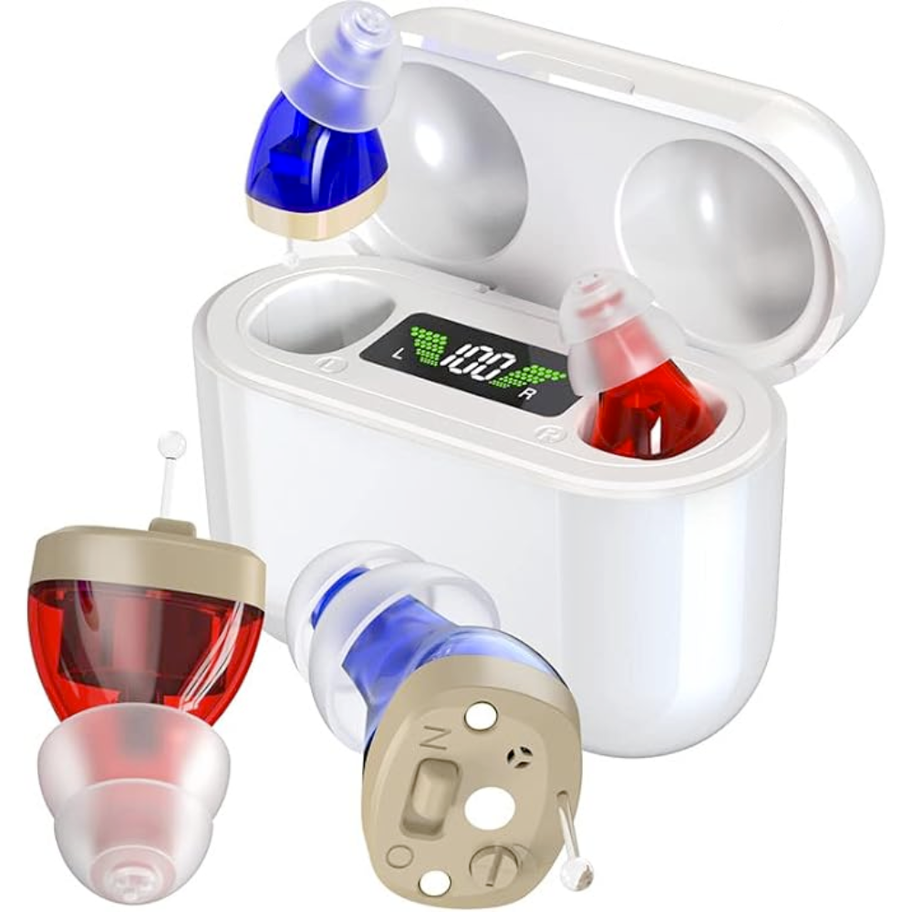 Norvo | HearPro | Oppladbar Hørselapparat | Usynlig og Komfortabel | Enkel Løsning for Hørselstap