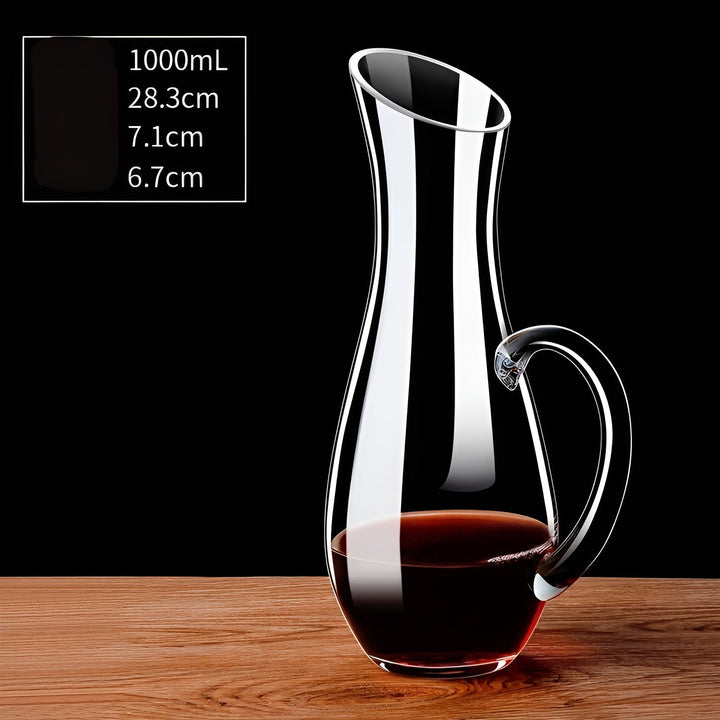 Krystallvinedekanter i snegleform – Skantoyfri for vin eller cognac | Dekorativ for hjemmet & baren | Skanto