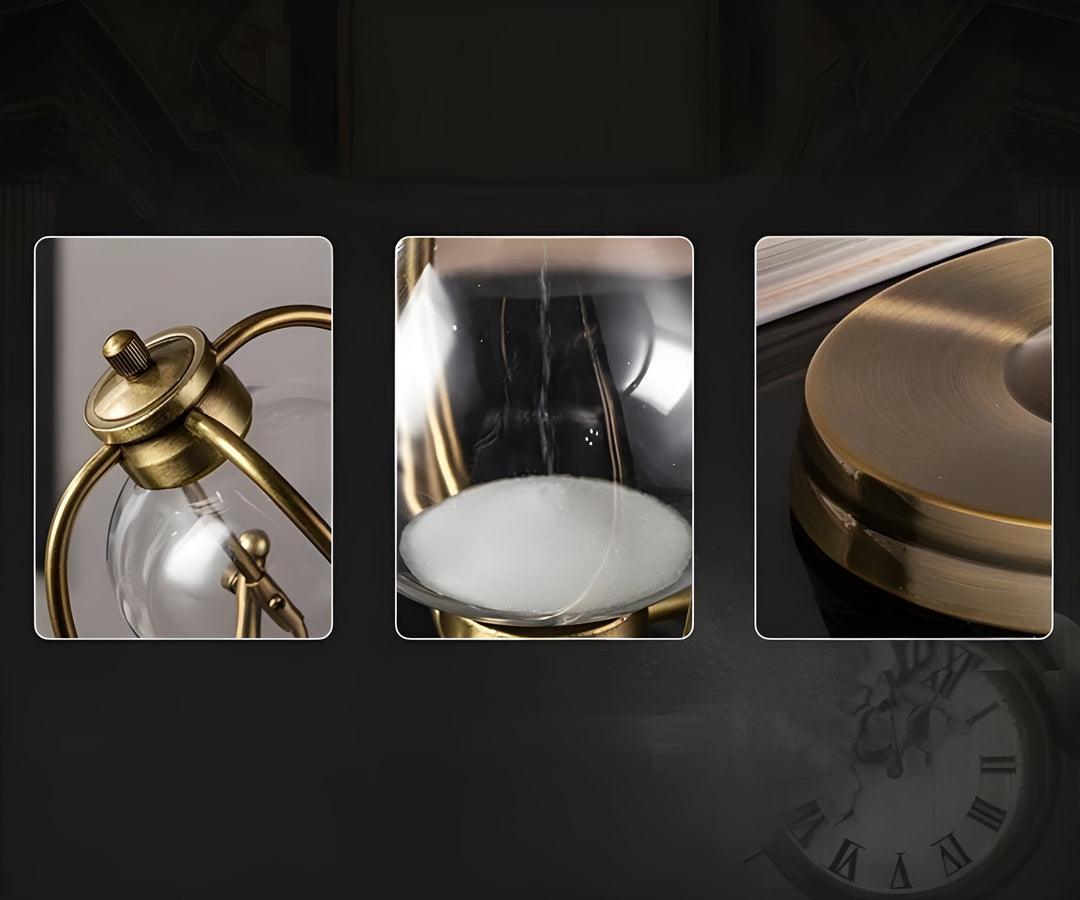GracefulTime Klok - Luksus Timeglass med Timeglass | Skanto
