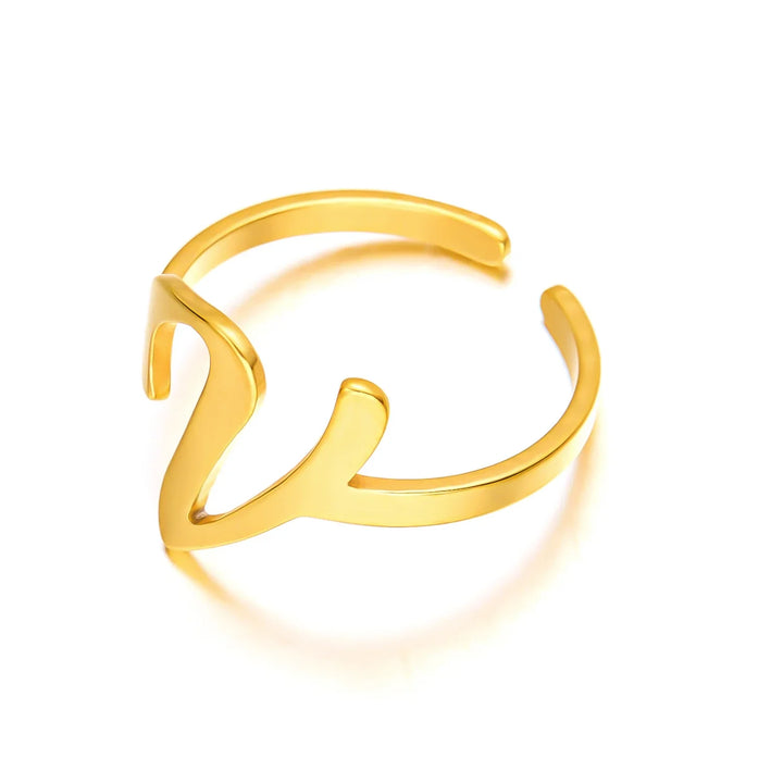 Skanto | Justerbar Kursiv Skrivebokstav Ring