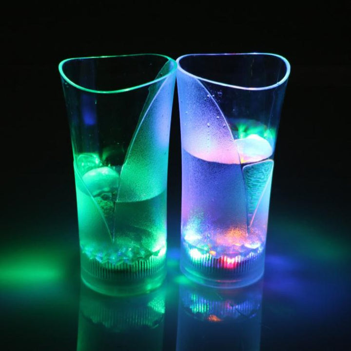 Valentine's Day Flashing Colorful LED Light Up Cup Glass | Skanto