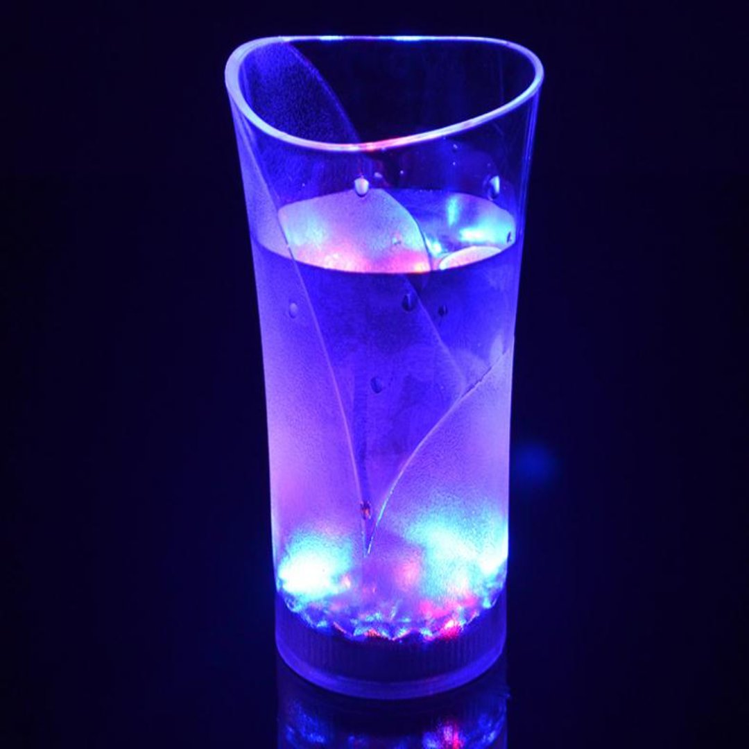 Valentine's Day Flashing Colorful LED Light Up Cup Glass | Skanto