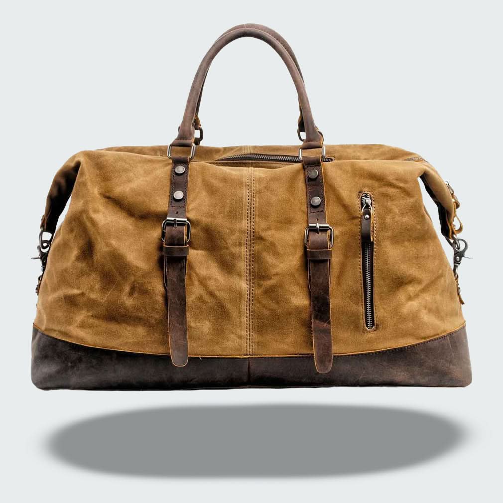 Skanto | Valour Canvas & Leather Reise Duffle Bag – 35L