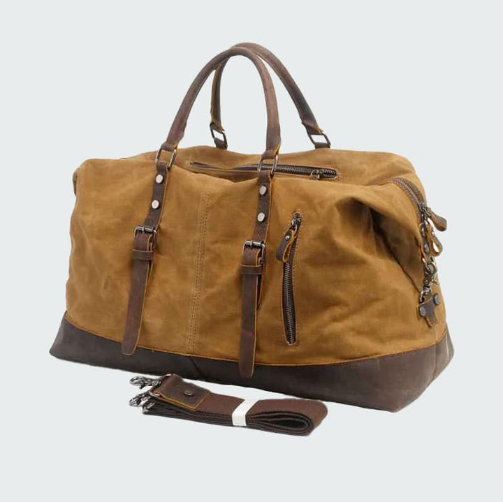 Skanto | Valour Canvas & Leather Reise Duffle Bag – 35L