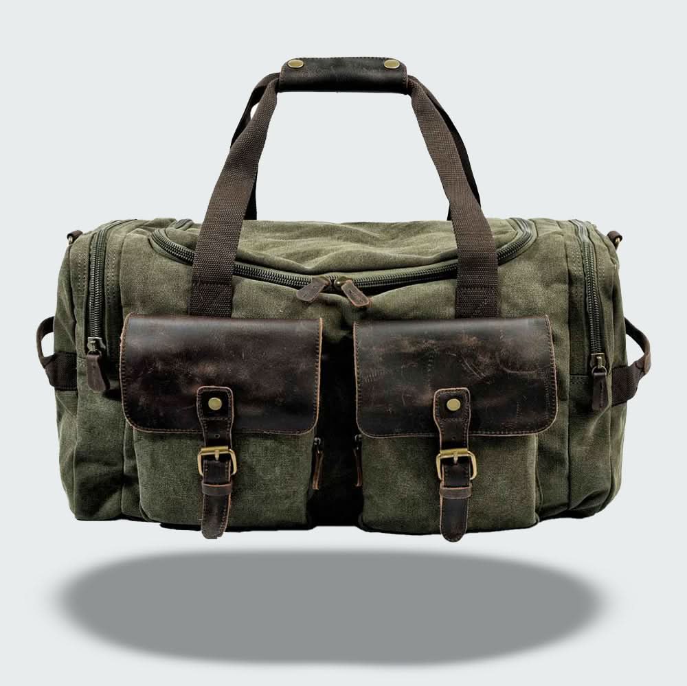Skanto | Vanguard Voksduker & Lær Reise Duffle – 36,5L