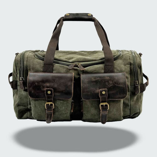 Skanto | Vanguard Voksduker & Lær Reise Duffle – 36,5L