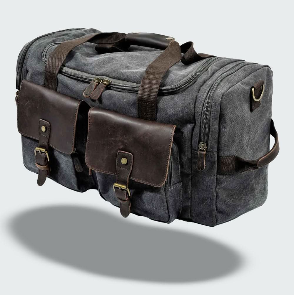 Skanto | Vanguard Voksduker & Lær Reise Duffle – 36,5L