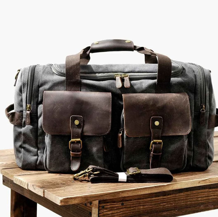 Skanto | Vanguard Voksduker & Lær Reise Duffle – 36,5L