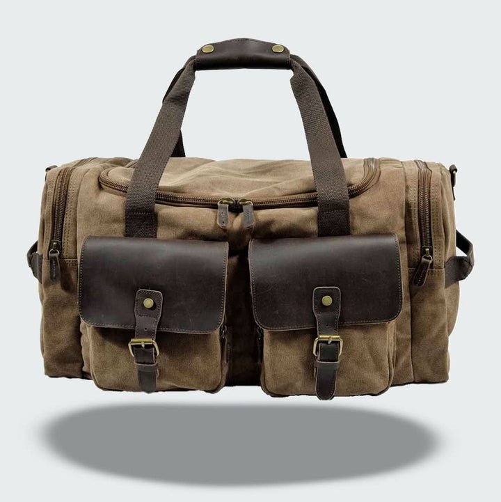 Skanto | Vanguard Voksduker & Lær Reise Duffle – 36,5L