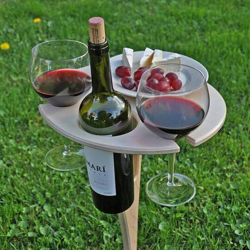 Utendørs-vinbord piknik til sommeren