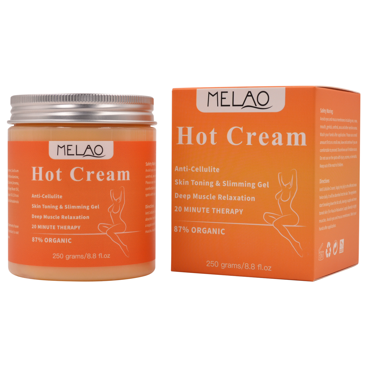 Norvo | Ultimate Shape Cream – øker fettforbrenning – reduserer cellulitter – 500 ml – veggklokke