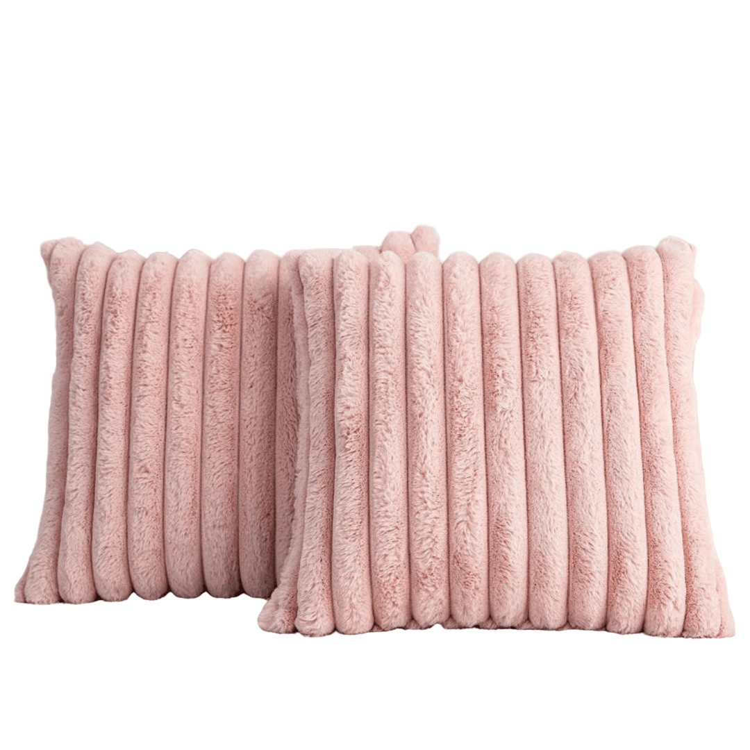 Skanto | Ultra-myke dekorative putevar 45×45 cm laget av plysj