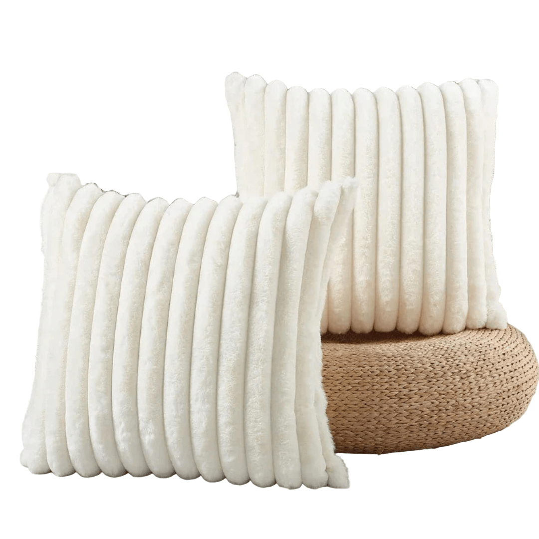Skanto | Ultra-myke dekorative putevar 45×45 cm laget av plysj