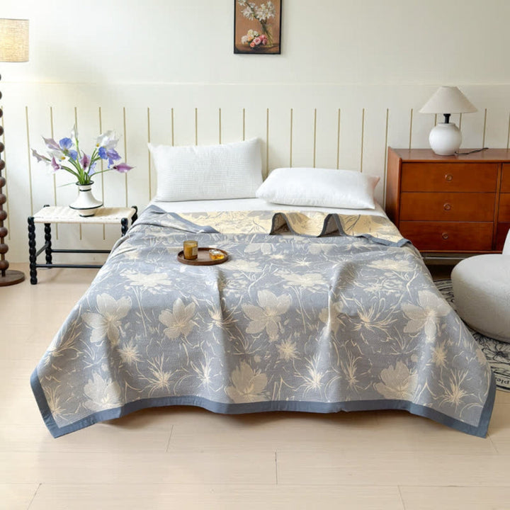 Skanto | Velurelle Reversibel Bomullsblomster Teppe