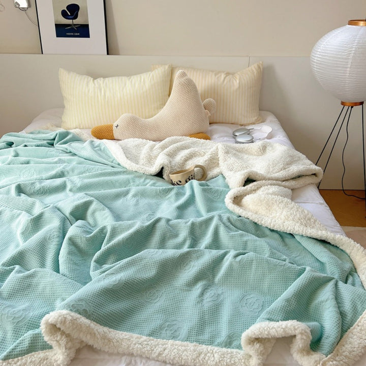 Skanto | Solène Blomster Prægnet Sherpa Teppe